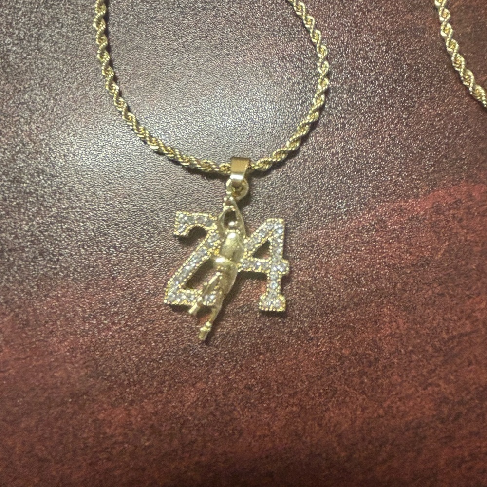 Number 24 Jordan Necklace
